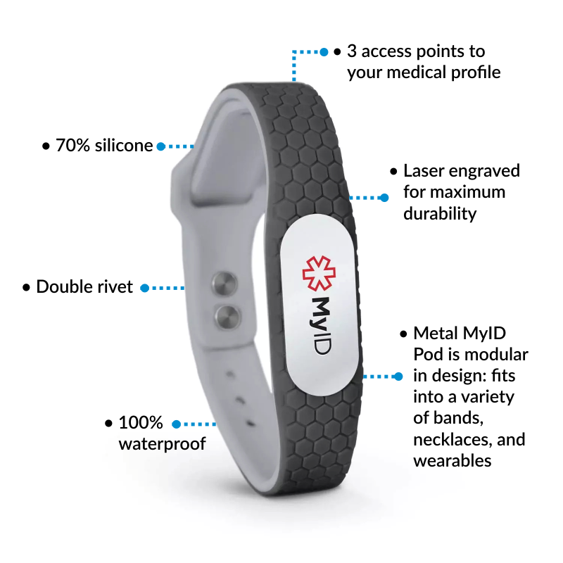 MyID Hive Medical ID Bracelet