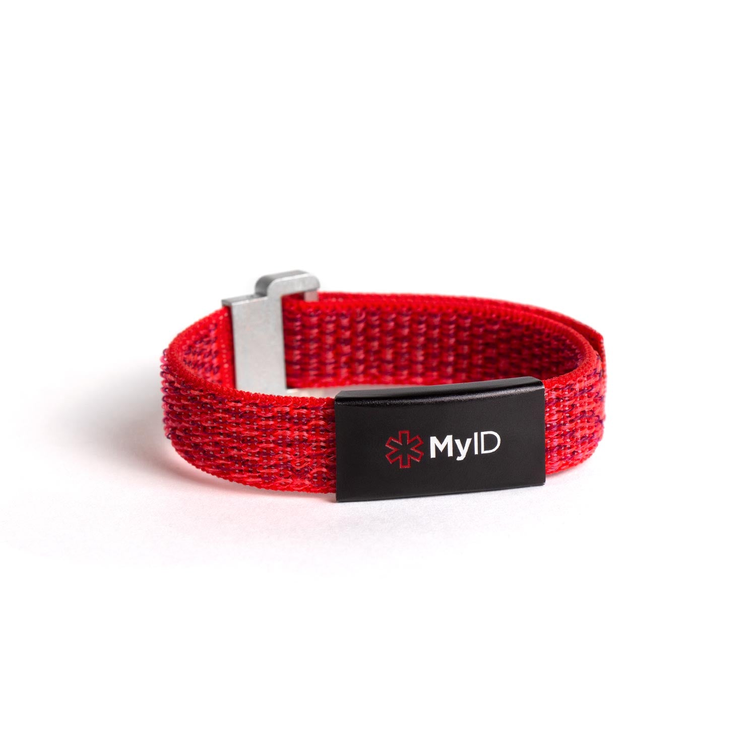 MyID Flex Nylon Medical ID Bracelet Red