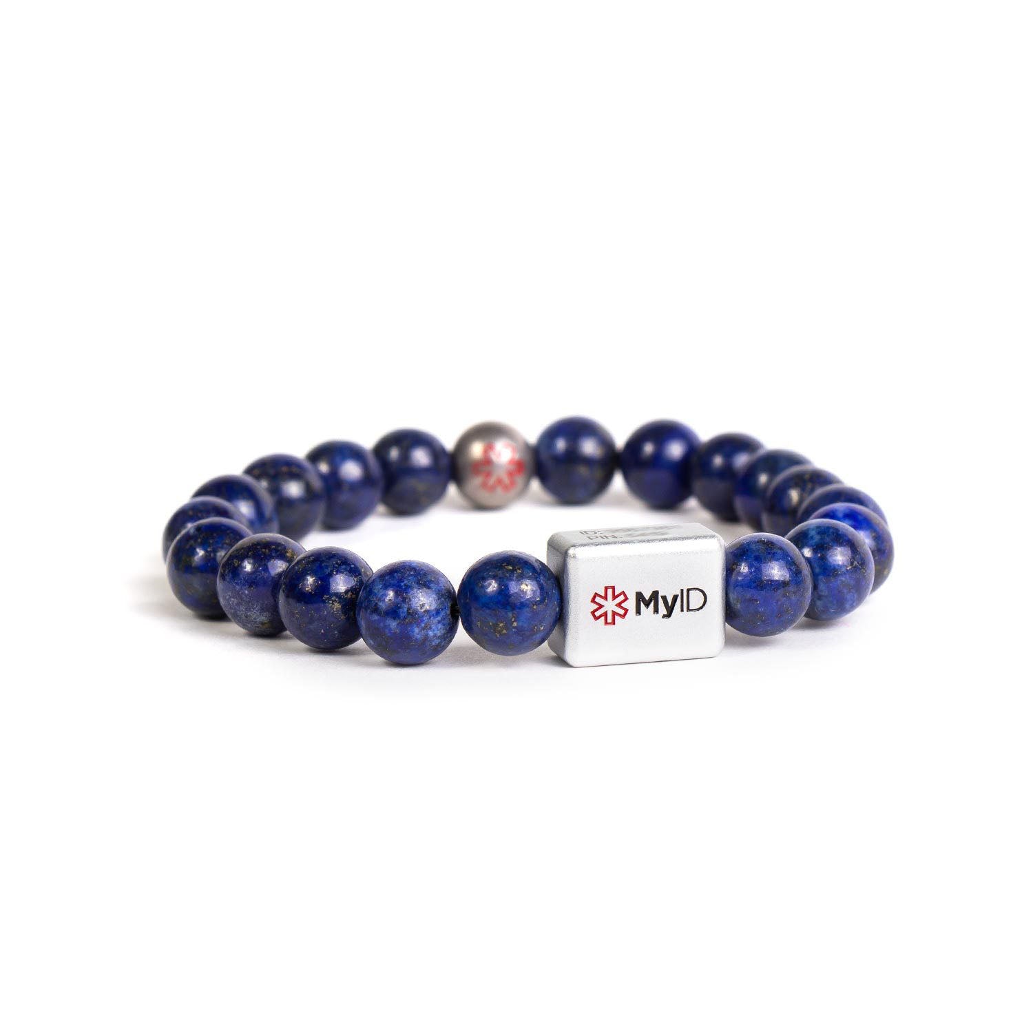 Lapis Lazuli Medical ID Bracelet