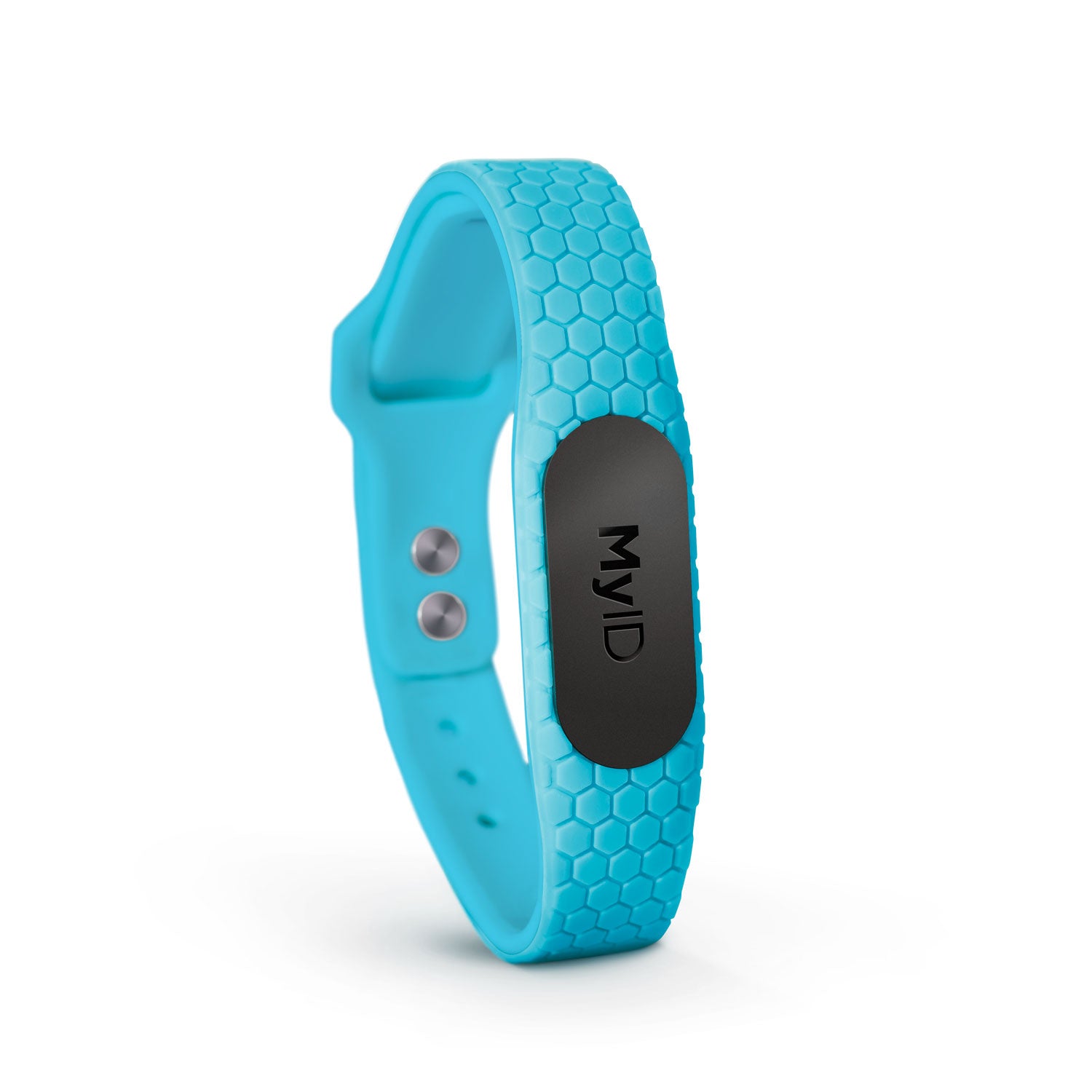 MyID Hive Medical ID Bracelet Neon Blue