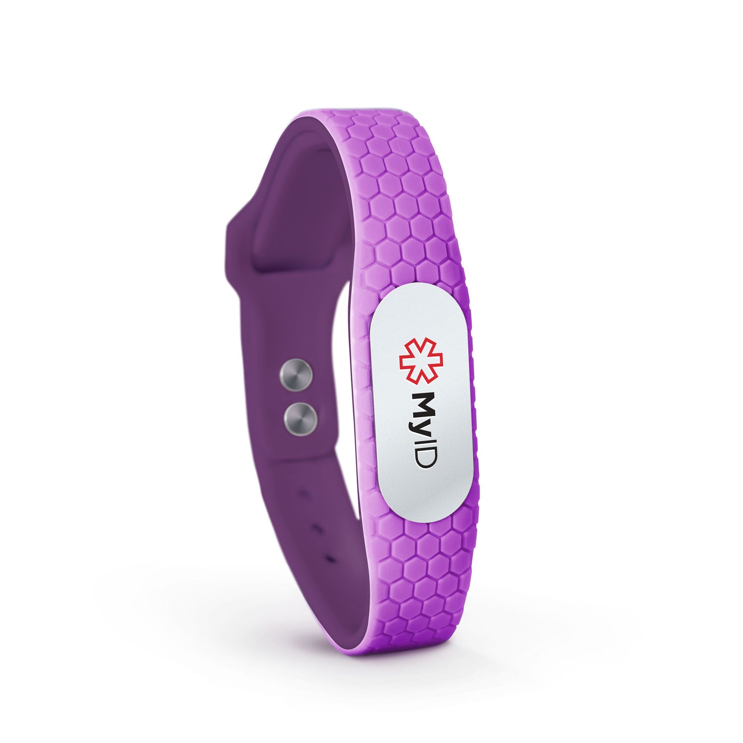 MyID Hive Medical ID Bracelet Purple