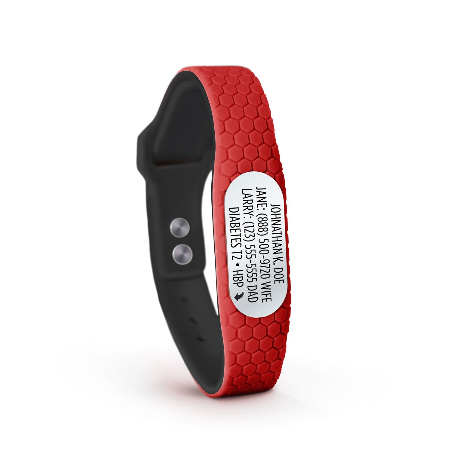 MyID Hive Medical ID Bracelet Red