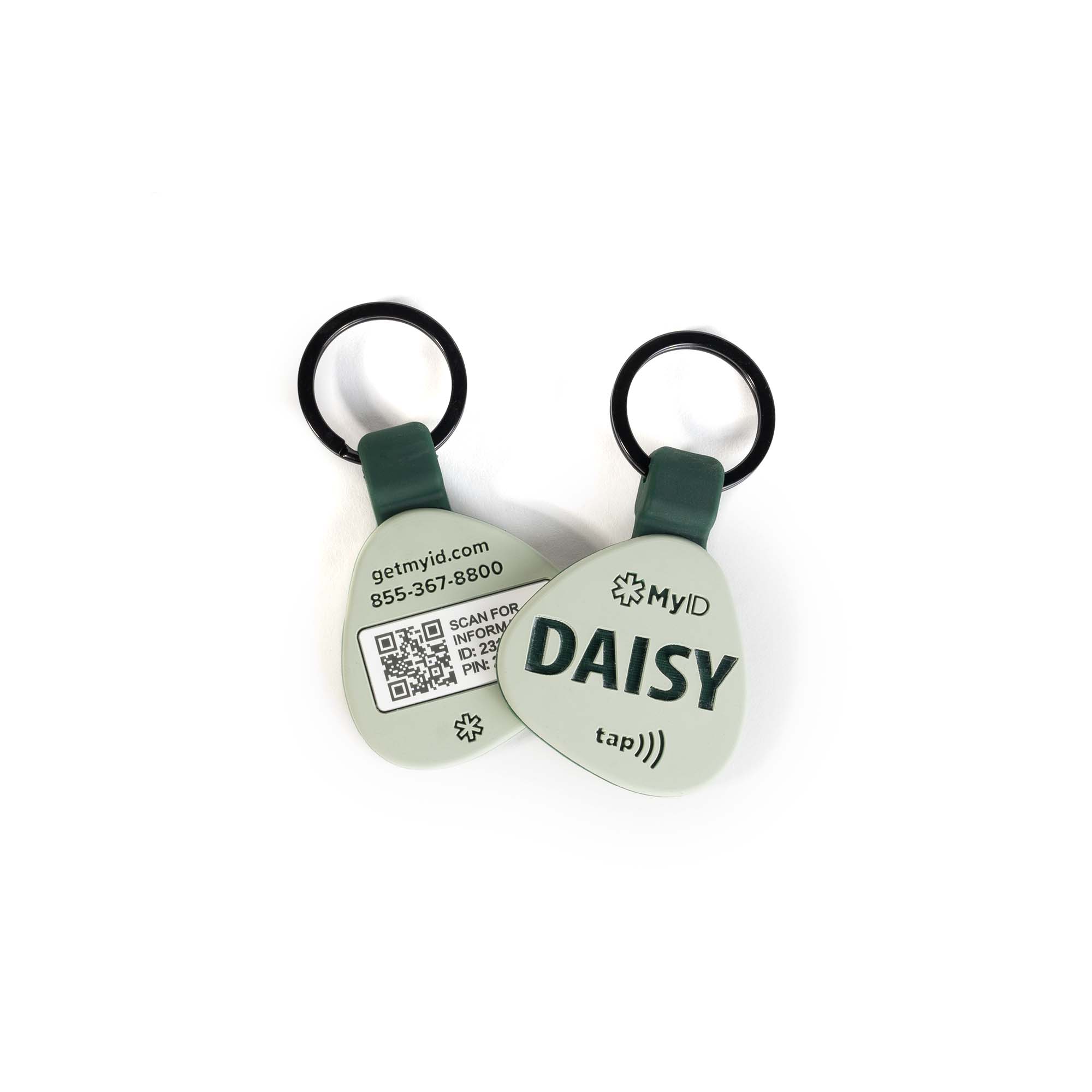 PetID Tag - Light Green -ven