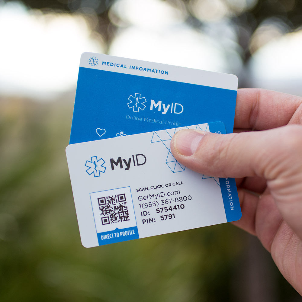 MyID Medical ID Wallet Card - MyID