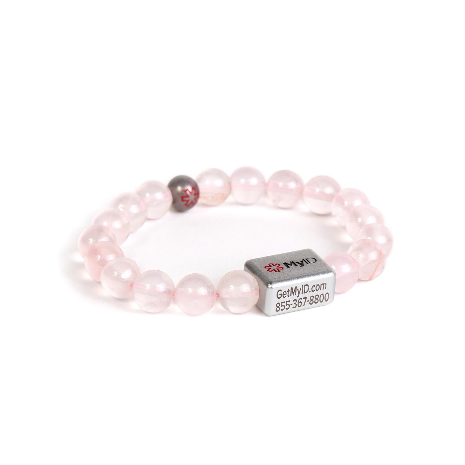 Rose Quartz Medical ID Bracelet