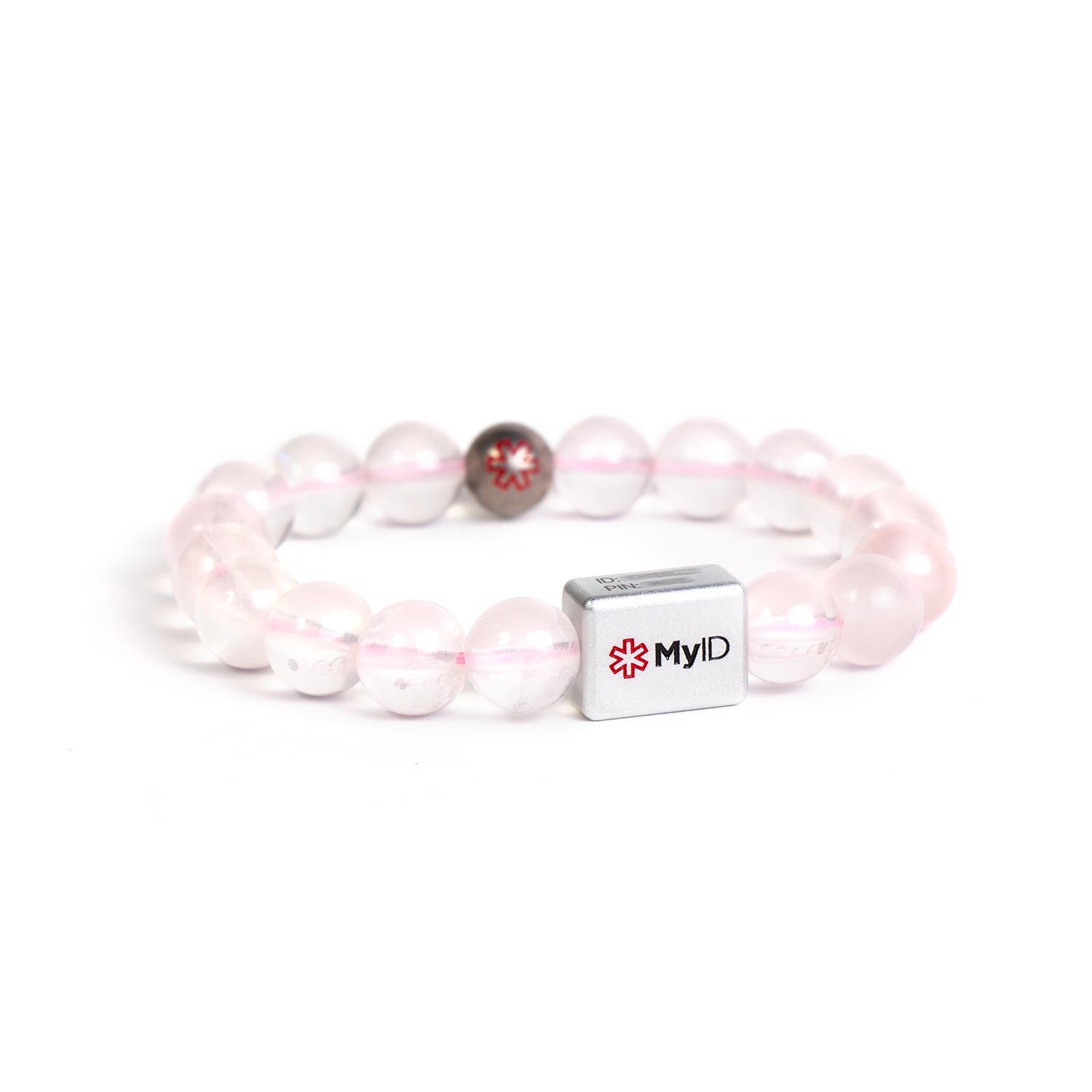 Rose Quartz Medical ID Bracelet