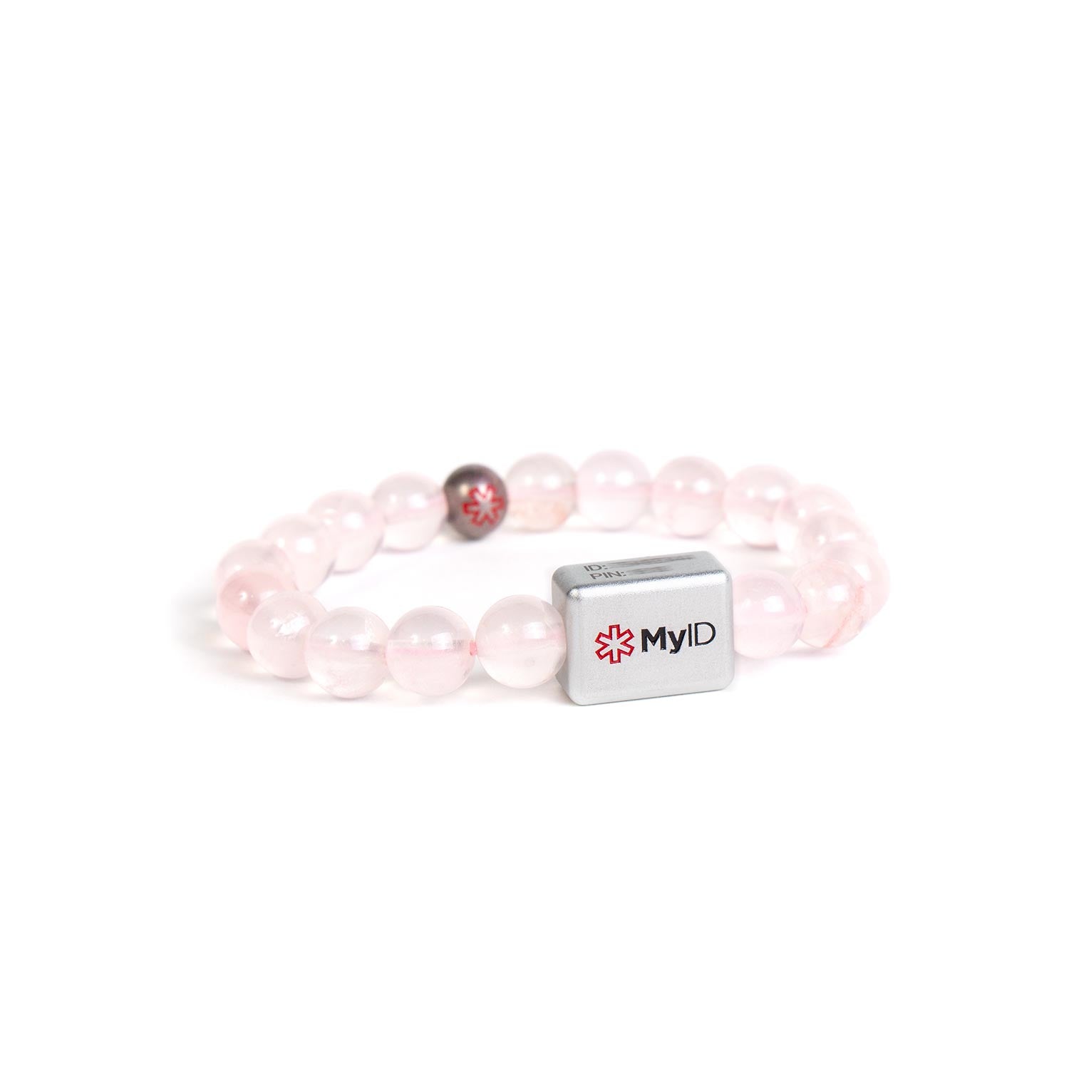 Rose Quartz Medical ID Bracelet