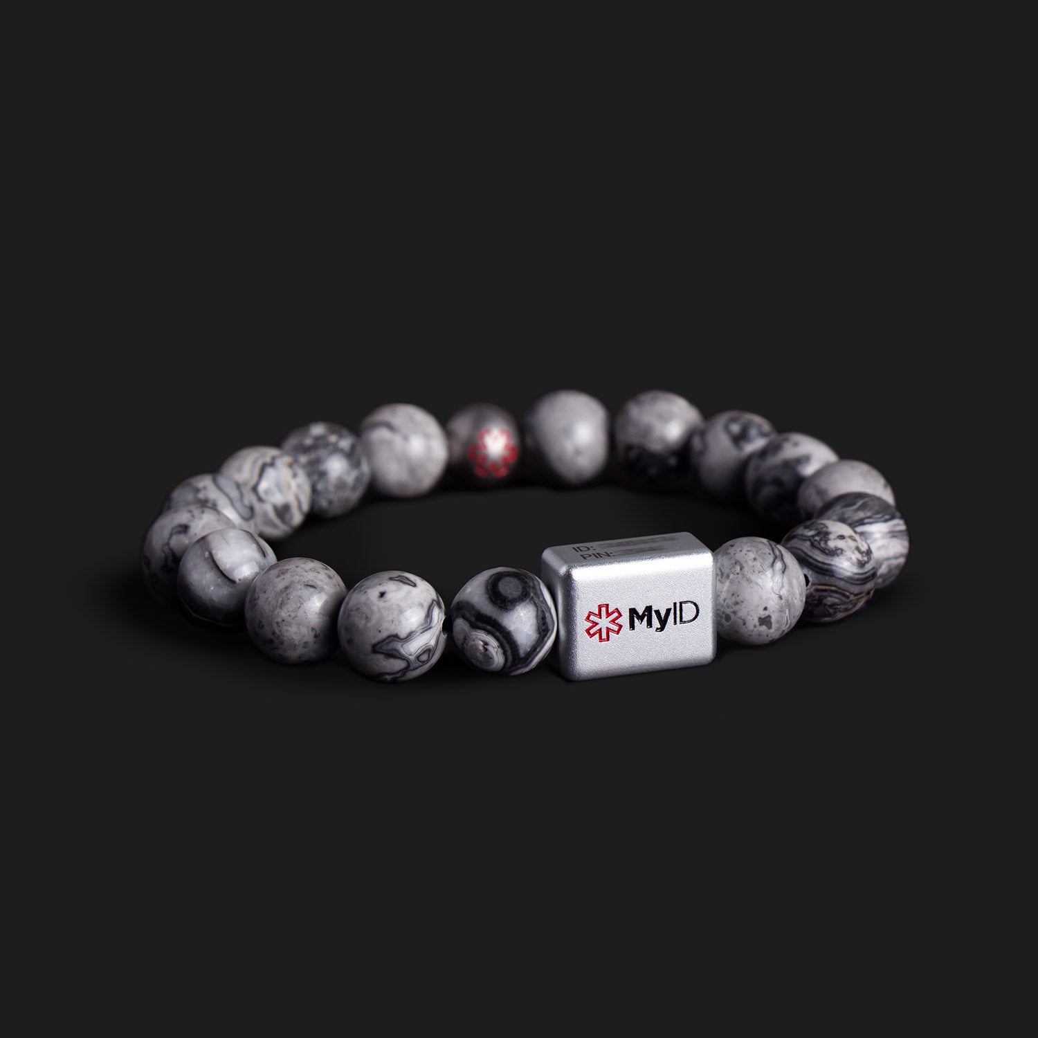Warriors Stainless Steel Carbon Fiber Medical id Bracelet for Men-Free –  LinnaLove