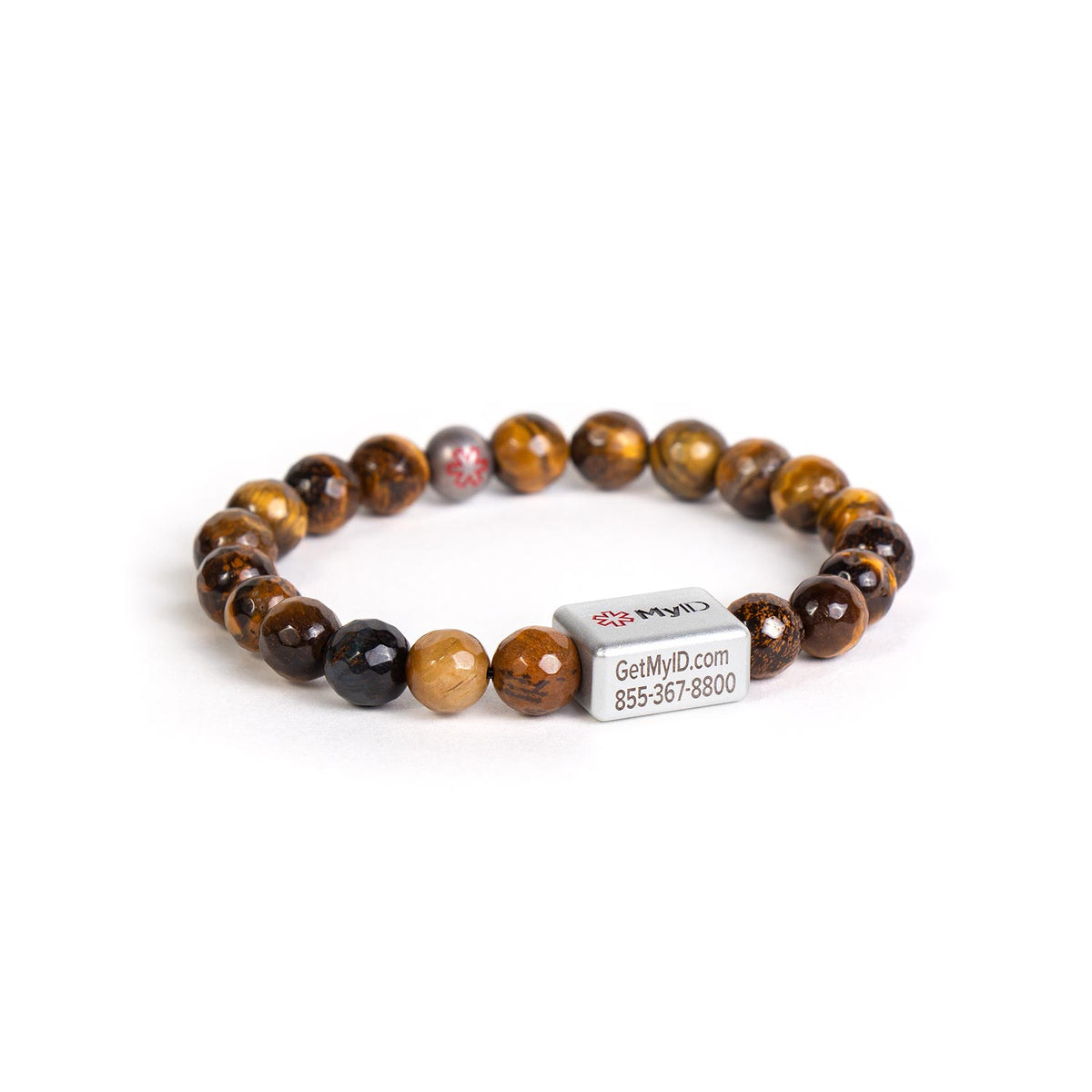 Tiger&#39;s Eye Medical ID Bracelet