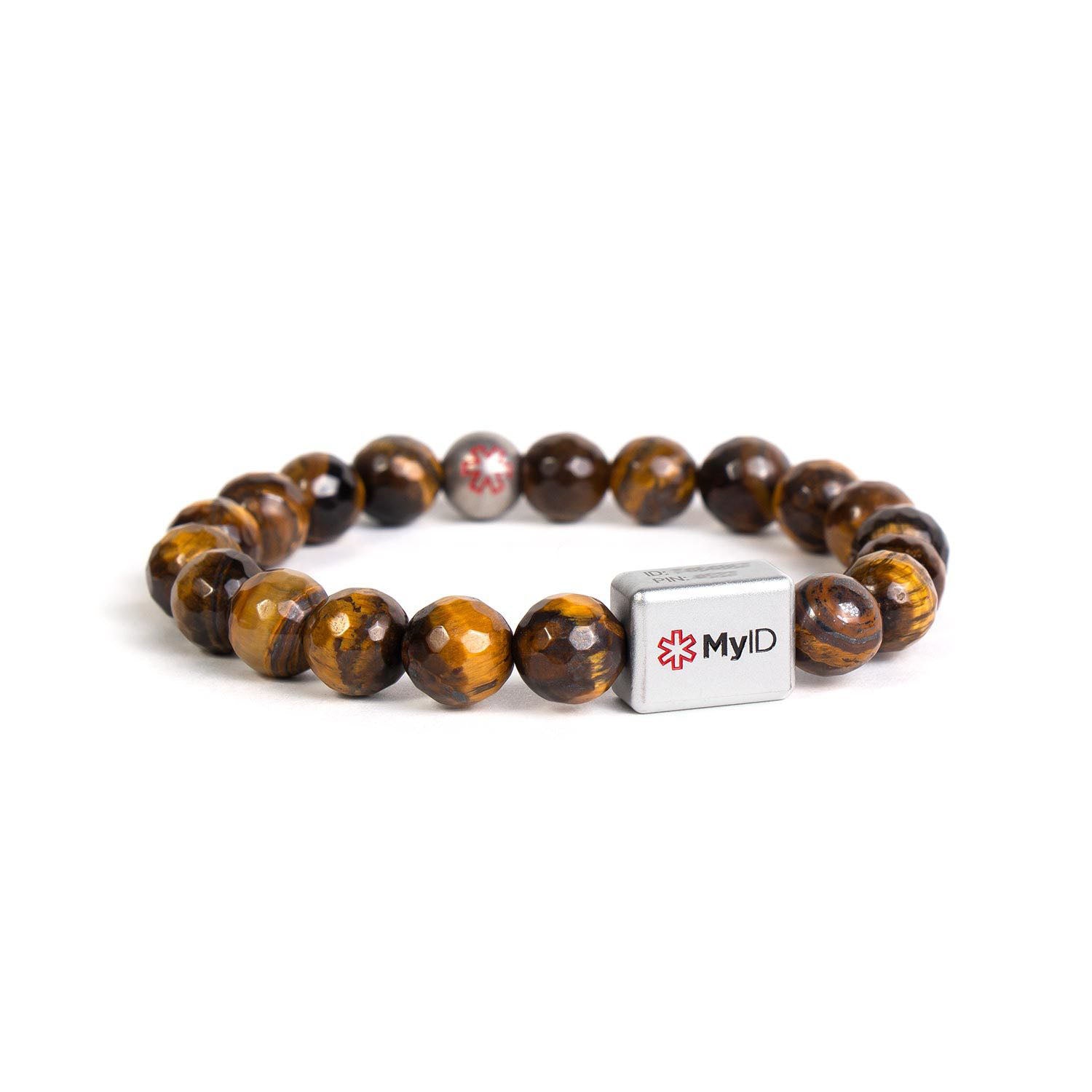 Tiger's Eye Medical ID Bracelet