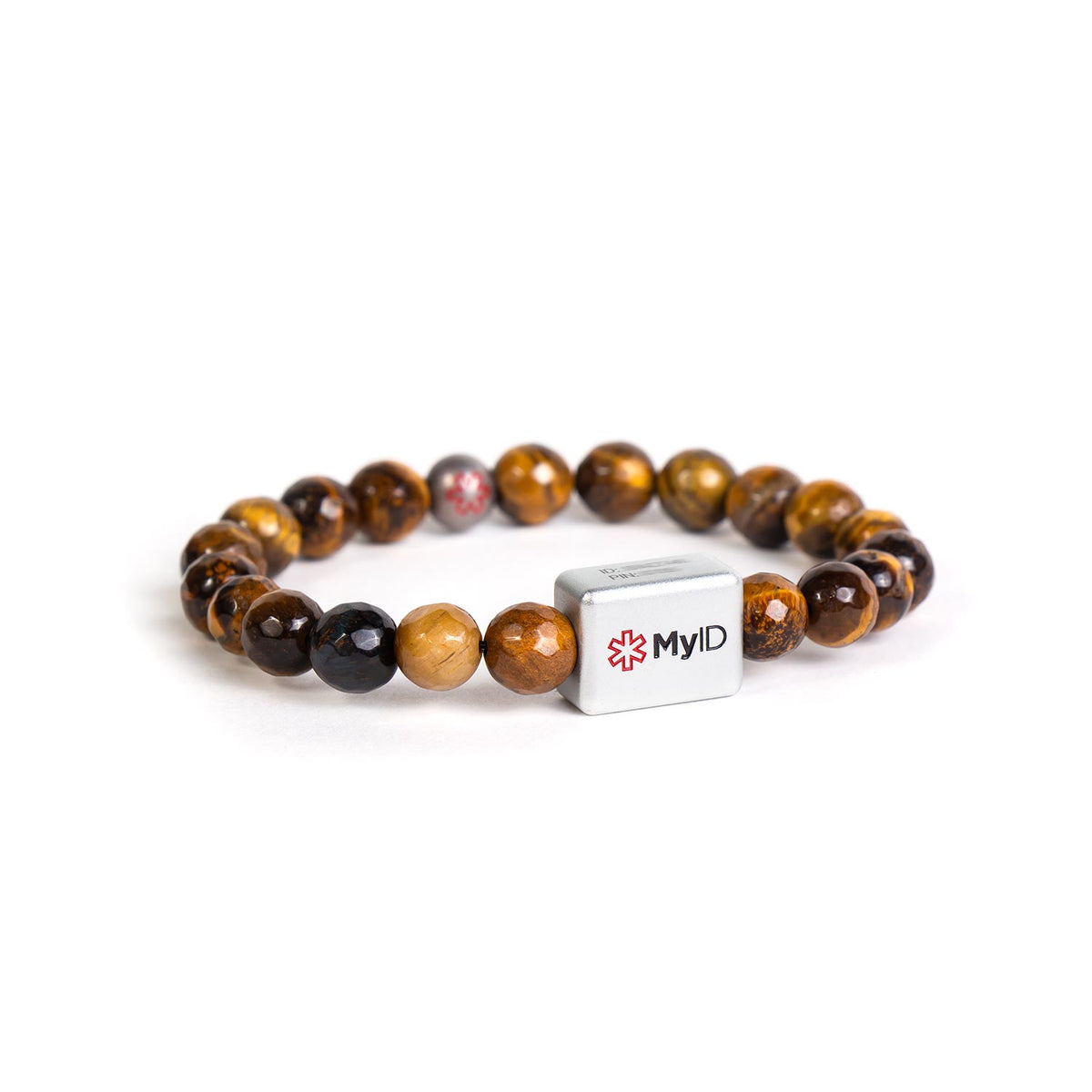 Tiger&#39;s Eye Medical ID Bracelet