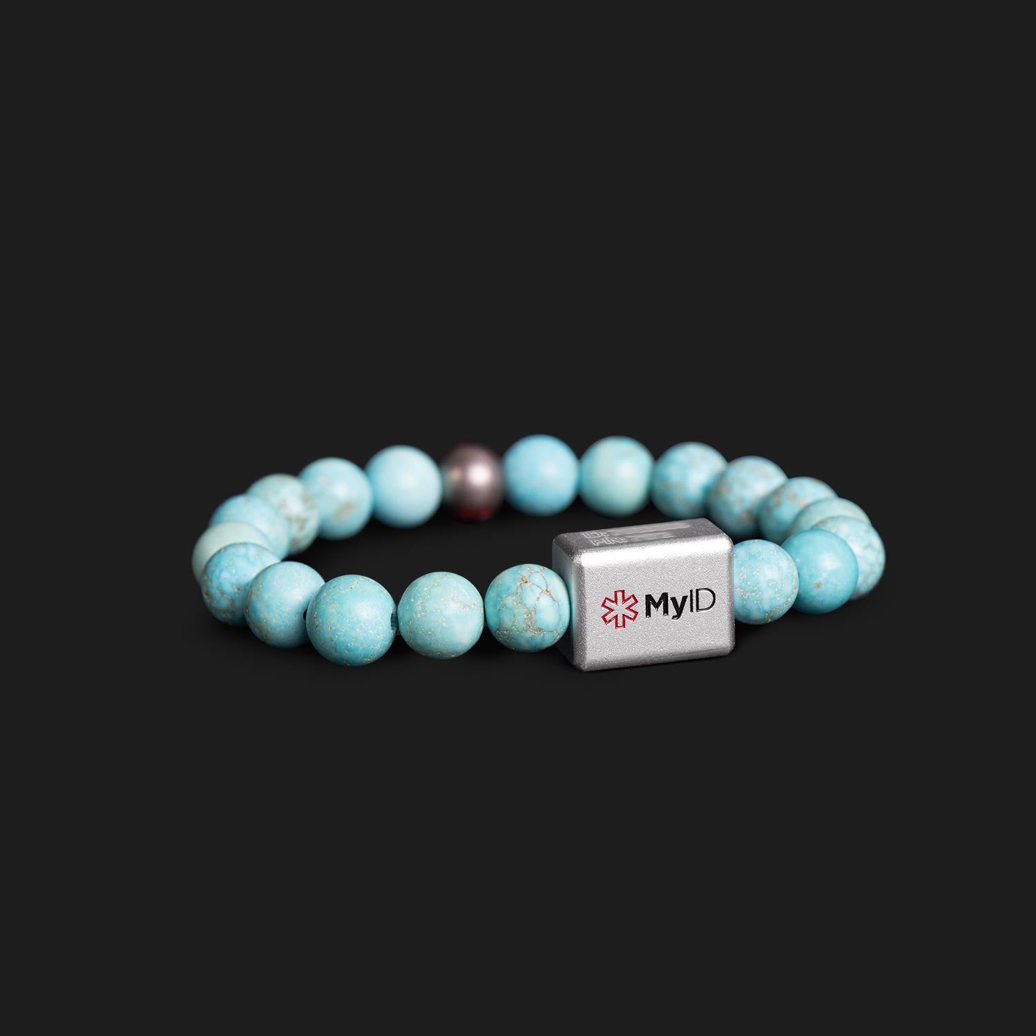 Turquoise Stone Medical ID Bracelet
