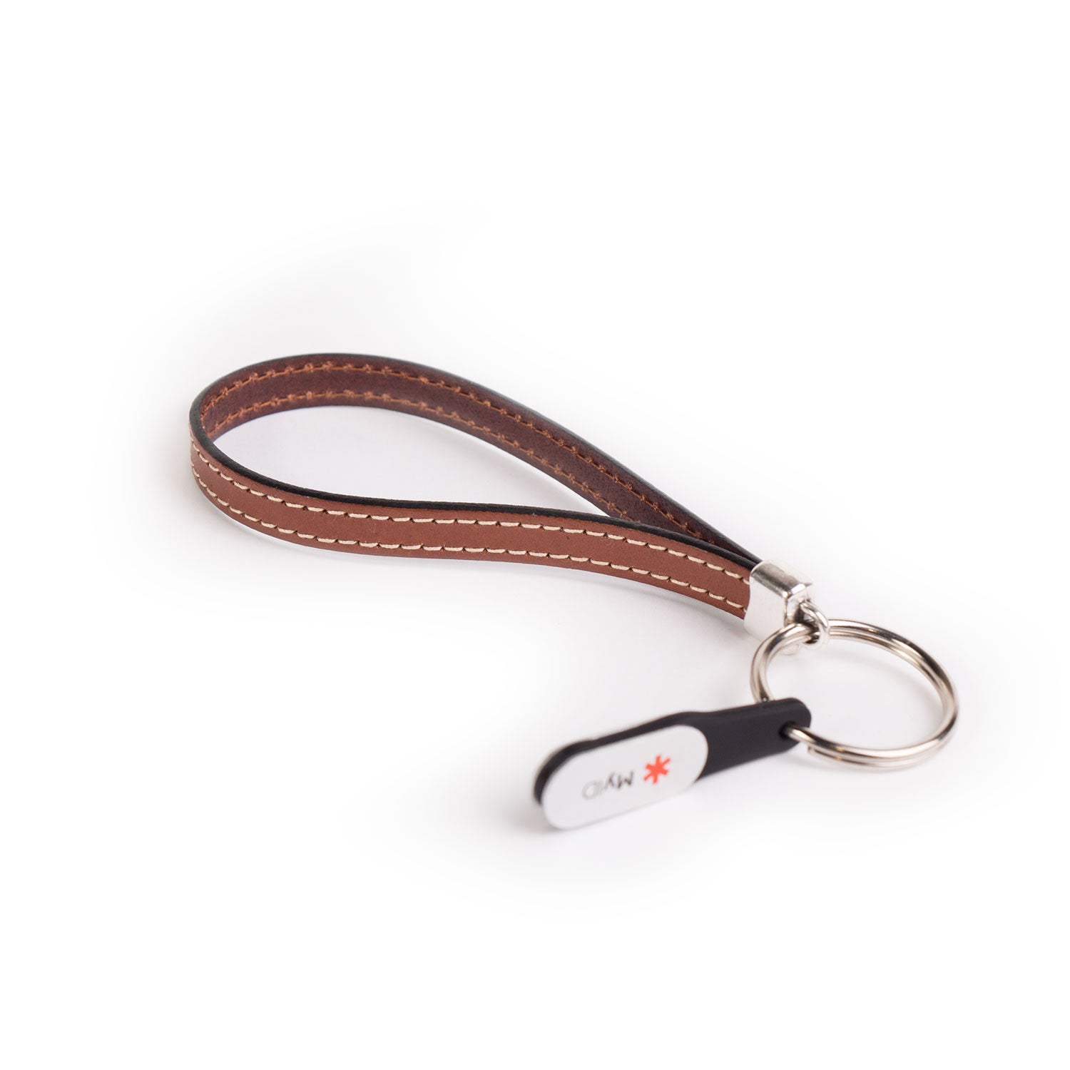 Leather Wristlet Medical ID Keychain Variety - MyID