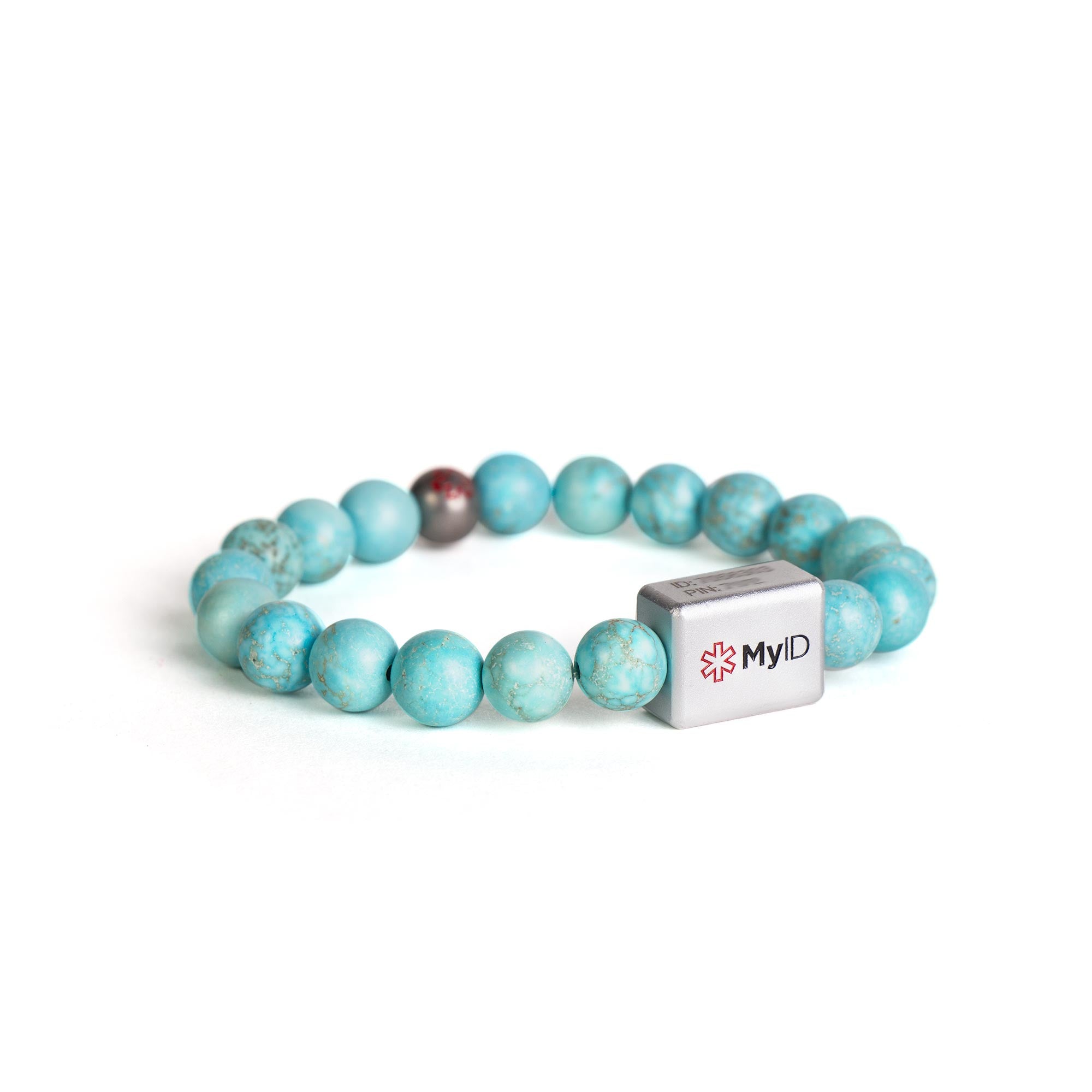 Turquoise Stone Medical ID Bracelet