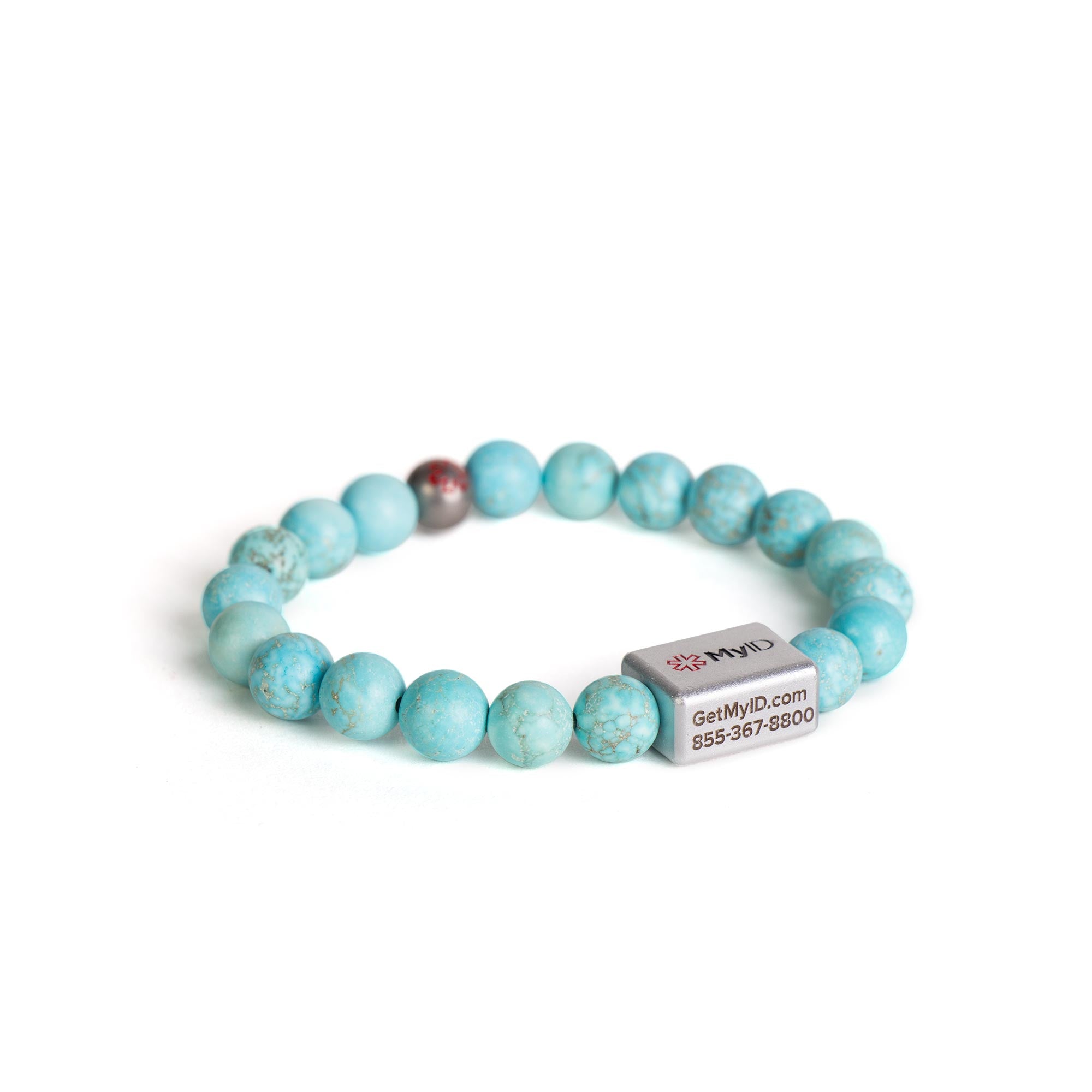 Turquoise Stone Medical ID Bracelet